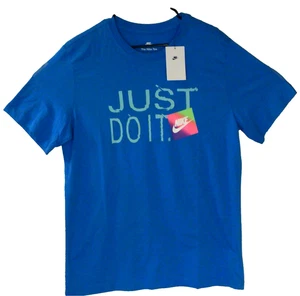 Nike SPORTSWEAR "JDI Rainbow Block Tee" HERREN T-SHIRT BLAU HJ0563-435 - Bild 1 von 3