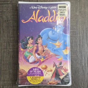 Factory Sealed Black Diamond Disney Classic ALADDIN VHS #1662 - Bild 1 von 8