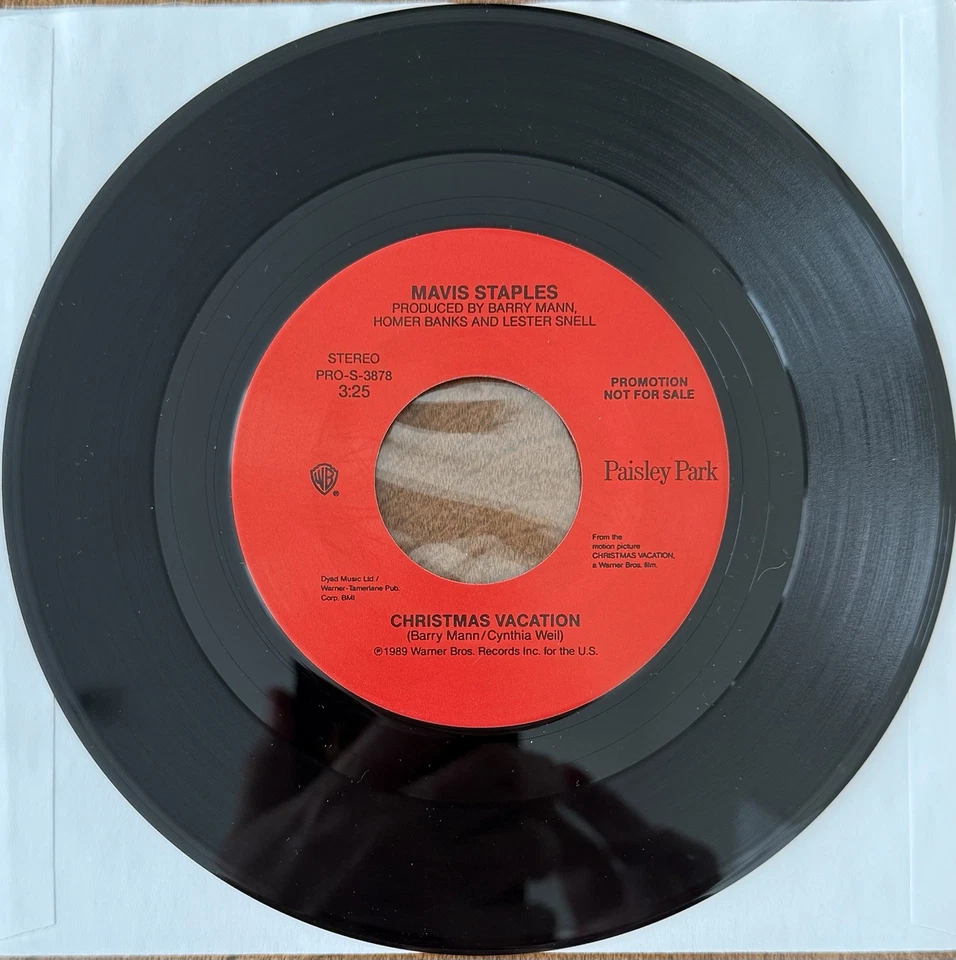 Mavis Staples - Christmas Vacation 7” 45 rpm - VG+ to Mint- Chevy Chase Promo Foto 1 de 1
