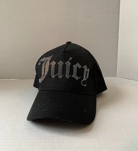Juicy Couture Negro Bling Estrás Gorra Sombrero - Talla Única Unisex NUEVO - Imagen 1 de 4