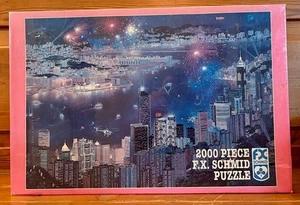 Schmid 2000 piece jigsaw puzzle Splendor of Hong Kong NEW SEALED Alexander Chen - Picture 1 of 3