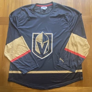 Las Vegas Golden Nights Jersey Black Men L NHL Hockey Station Casinos NWOT New - Picture 1 of 5
