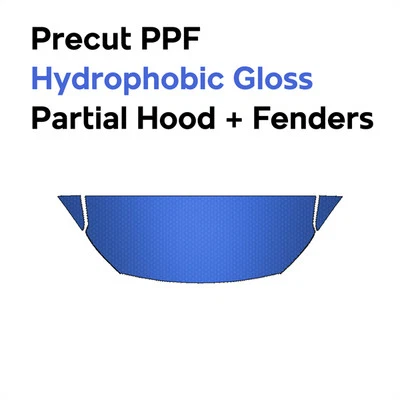 Пленка защитная краска PreCut PPF сделай сам прозрачный бюстгальтер комплект для Hyundai Elantra 2017-2018 - Изображение 1 из 4