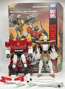 UPGRADED Transformers Kingdom Battle Across Time SIDESWIPE SKYWARP - Picture 1 of 3