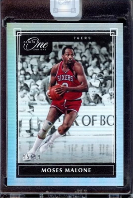 2019-20 Panini One and One #171 Moses Malone 76ers /99 Encased - Image 1 of 2