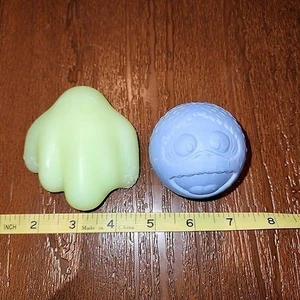 2 Bark Box Dog Toys Used Ghost & Yetti Ball Small Sz - Picture 1 of 6