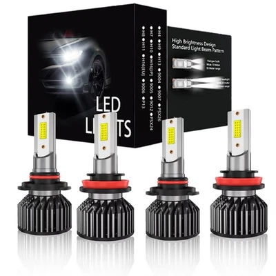 For Honda BR-V 2018-2019 LED Headlights High Low 6000K Bulbs 9005+H11 Beam Kit - Image 1 of 4