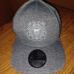 Sombrero New Era 39thirty Guardia Costera de los Estados Unidos 1790 ajustado elástico talla S/M gris - Imagen 1 de 8