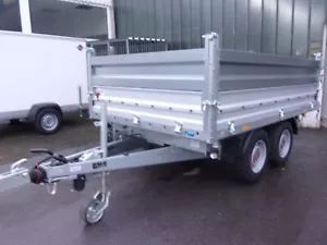Stema Trius elektr. 3-Seitenkipper 3500 KG + Rampen + Bordwandaufsatz + Stützen - Bild 1 von 8