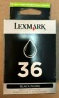 36 Black Lexmark Ink - Printer Z2420 Z2410 Z2400 X6675 X6650 X5650 X5630 X4650