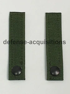 SET OF 2 Military SEW IN MOLLE Replacement Straps 4.5 INCH Pouch Pack CAMO GREEN - Picture 1 of 4