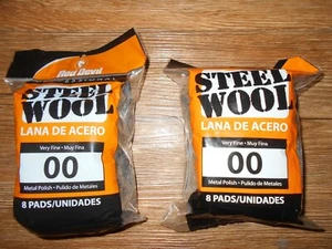 Red Devil Professional Two Packs Of 8 Each Steel Wool - Picture 1 of 1