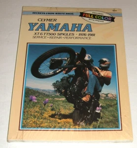 Yamaha Xt500 Tt500 Service Manual Xt Tt 500 Repair Shop Clymer M405 - Picture 1 of 5