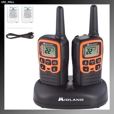 MIDLAND X-TALKER TWO-WAY RADIOS T51VP3 BLACK/ORANGE - Image 1 of 4