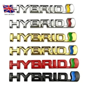 Hybrid 3D Metall Auto Heck Grill Abzeichen Aufkleber - Bild 1 von 10