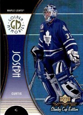 1999-00 Upper Deck MVP Stanley Cup Edition Golden Memories Curtis Joseph #GM10