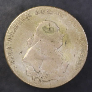 1795 FRIEDRICH WILHELM II PRUSSIA TALER-LOT AA 3168 - Picture 1 of 2