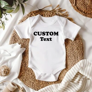 Body neonato personalizzato, regalo baby shower, vestito neonato personalizzato, personalizzato - Foto 1 di 13