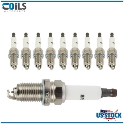 10x Double Platinum Spark Plugs For Audi S6 2007-2011 Audi S8 5.2L 2007-2009 - Image 1 of 4