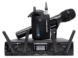 Audio Technica ATW-1312/L System 10 PRO Wireless Handheld+Lavalier Microphone - Picture 1 of 9