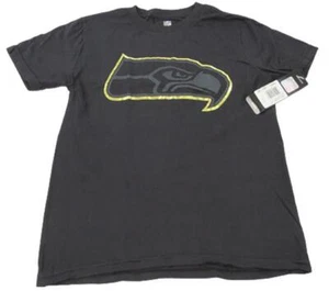 New Seattle Seahawks YOUTH Sizes S-M-L-XL Black Shirt - Picture 1 of 6