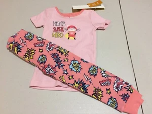NWT Gymboree Girls Gymmies Mom Super Hero Pajama set 3, 4 - Picture 1 of 2