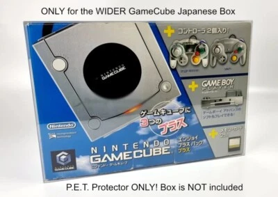 P.E.T. Plastic Console Box Protector for Nintendo GameCube JAPAN Wide Console - Image 1 of 3