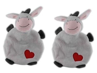 ROSSMANN BABYWELT 2x babywelt ROSSMANN Esel EMIL Schmusetuch KUSCHELTUCH Schmusetier SCHNUFFELTUCH