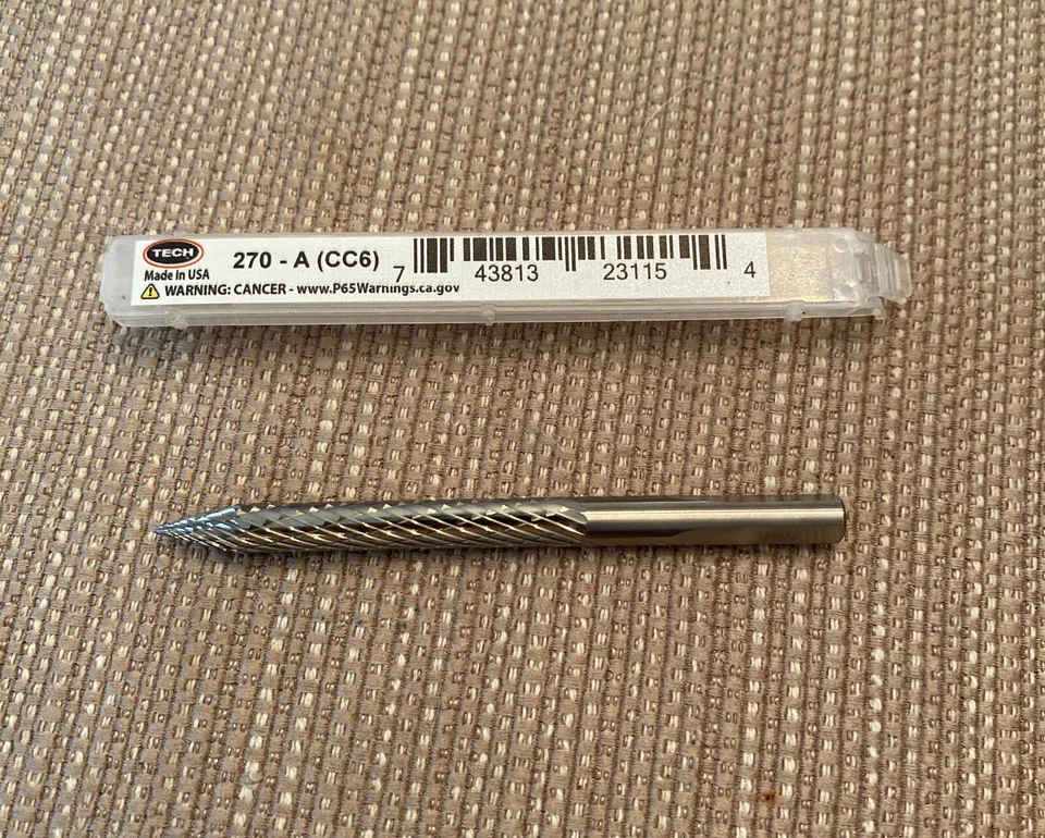 🔥 1/4" Carbide Cutter Reamer tire puncture Flat repairs CC6 6mm Blackjack 270🚗 - Image 1 of 2