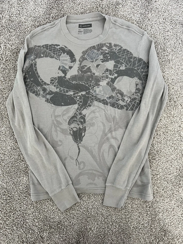 Vintage Y2K Snake Print INC International Long Sleeve - Image 1 of 3
