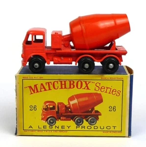 Matchbox Lesney -- 26 CAMIÓN DE CEMENTO -- Caja original -- EMBALAJE ORIGINAL - Imagen 1 de 3