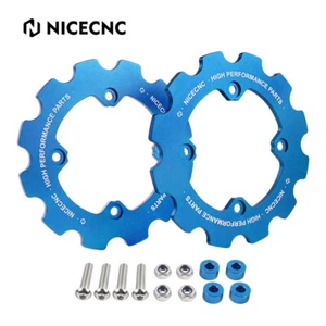 Dual Sprocket Chain Guard Protection For Yamaha Raptor 700R 2009 2011-2024 Blue - Picture 1 of 4