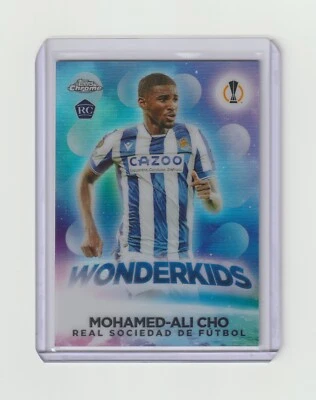 2022-23 CHROME UEFA WONDERKIDS ROOKIE [ MOHAMED-ALI CHO ] REAL SOCIEDAD - Image 1 of 2