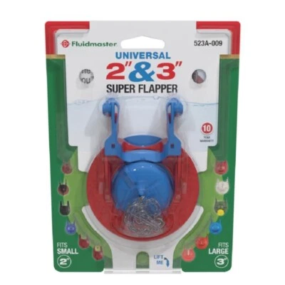 Fluidmaster Super Flapper Adjustable Flapper Multicolored Plastic/Rubber For Uni - Image 1 of 4