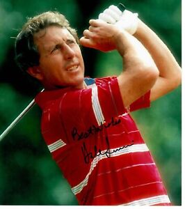 "PGA Champion" Hale Irwin Hand Signed 8X10 Color Photo 