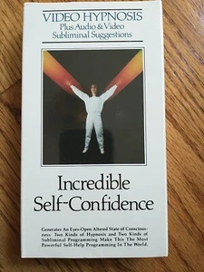 Dick Sutphen Hypnosis Incredible Self Confidence Subliminal Suggestions VHS New - Picture 1 of 2