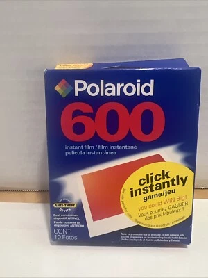 Vintage Polaroid 600  Instant Film Pack 10 photos Unused Sealed - Image 1 of 3