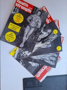 VINTAGE HEALTH AND STRENGTH 5 MAGAZINES BODYBUILDING, 1971- 1977 a lot of 5 - Picture 1 of 24