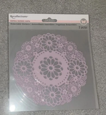 Pegatinas extraíbles Recollections Sophia Collection LAVANDA 6" - 2 piezas Foto 1 de 2