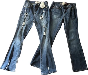 Faded Glory 6p Women’s Jeans Dark Ultimate Boot + Bonus Jeans - Picture 1 of 1