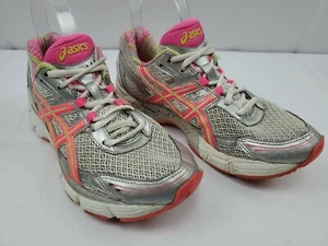 Donna ASICS T27BQ Gel DUOMAX Argento Aqua Melon 8 Corsa Cross Train Spedizione Gratuita - Foto 1 di 6