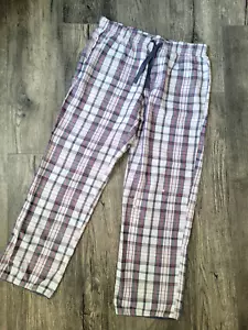 Victoria's Secret Soft Plaid Flannel Sleep Pants Pockets Size Medium - Picture 1 of 5