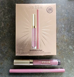 Stila Kindness Is Cool Liquid Lipstick & Lop Liner Set Patina & Everlasting NIB! - Picture 1 of 4