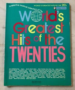 Worlds Greatest Hits of the Twenties Piano Vocal Guitar Song Book Buttons & Bows
