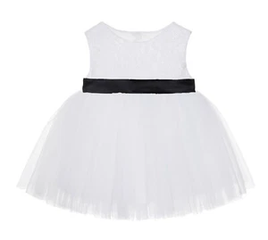 Floral Lace Flower Girl Dresses Heart Cutout Dress Baby Dress Toddler Dresses - Picture 1 of 17