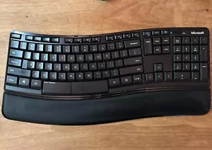Microsoft Sculpt Comfort Keyboard Wireless Black KGR1173 Mod. 1531 *No Receiver* - Picture 1 of 7