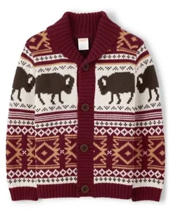 Gymboree Boys Grandpa Knit Sweater - Picture 1 of 8
