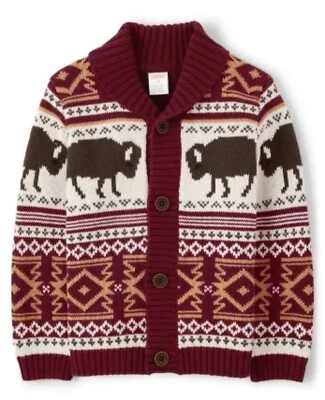 Gymboree Boys Grandpa Knit Sweater - Image 1 of 4