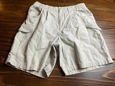 Pantalones cortos Columbia, para hombre talla 36, tostados, cargo, bolsillos Foto 1 de 4