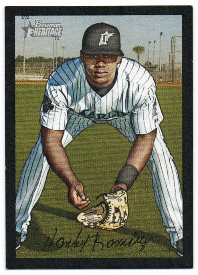 2007 Bowman Heritage Black 96 Hanley Ramirez 51/52 Florida Marlins - Image 1 of 1